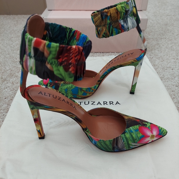 NWT Altuzarra Bird of Paradise Stiletto Pumps - Picture 6 of 11